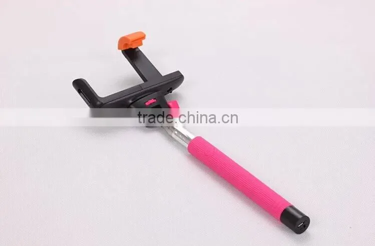 Bluetooth selfie stick with shutter button, best selling wireless monopod in 2015, promotion gift bluetooth monopod