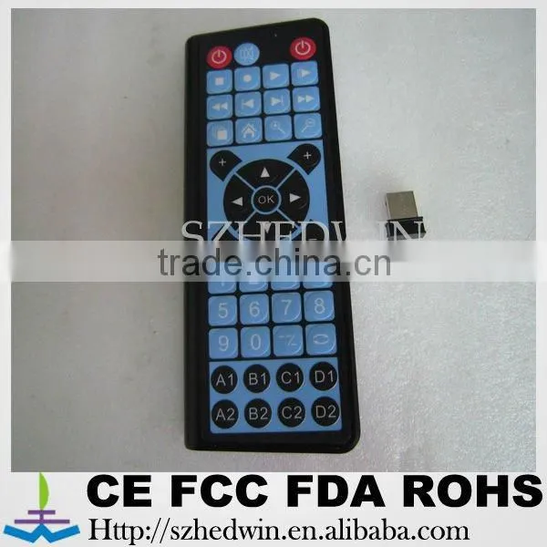 Keyboard Mouse Remote Control with multimedia functions