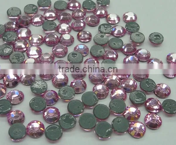 Sparkling Pink Copy Austrian Loose Flatback Crystals Rhinestones Transfers