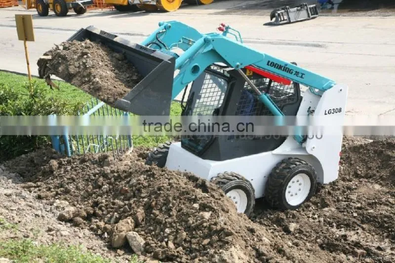 hydraulic skid steer loader 0.43m3