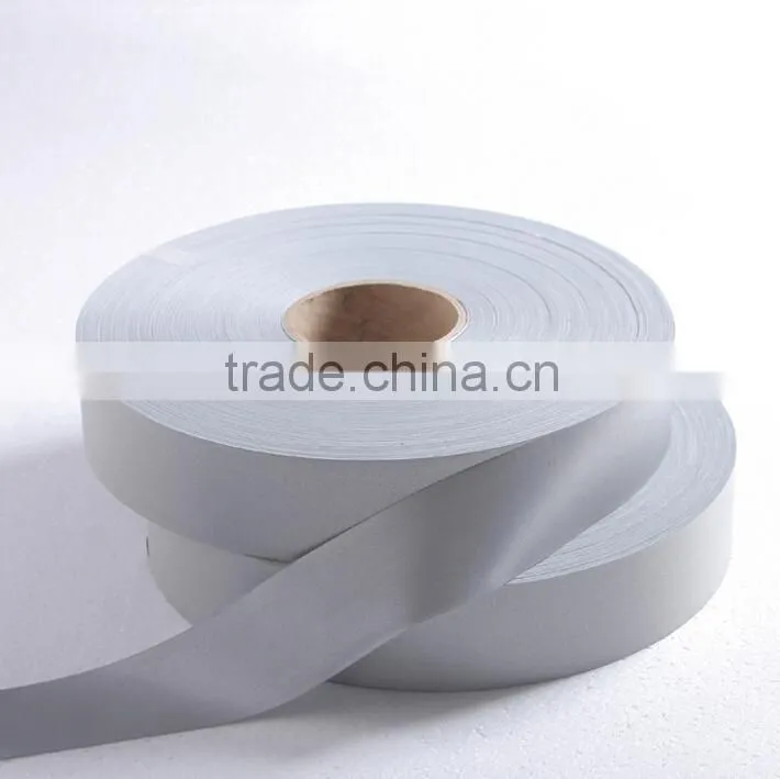 China En471 class 2 liver grey heat press reflective tape heat transfer reflective tape for safety clothing