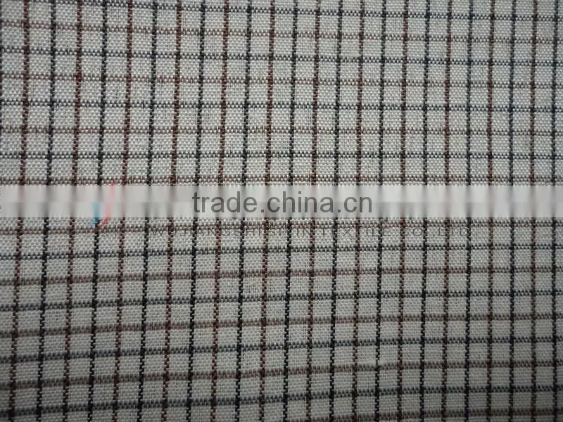 Yarn Dyed Check Stripe Style shirting Fabric