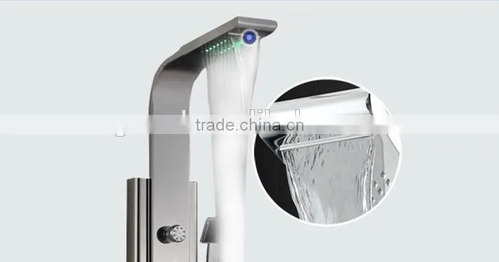 China supplier LED 304 stainless steel column set shower panel Y-002