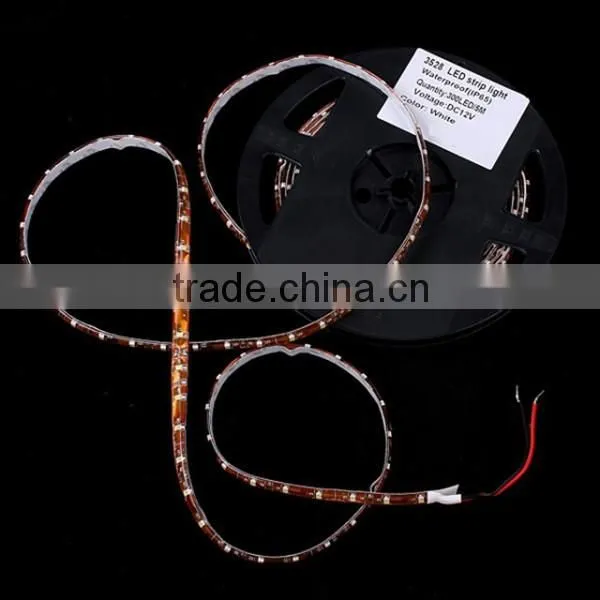 5M Waterproof LED Light Strip SMD3528 300LEDs DC24V or 24V White
