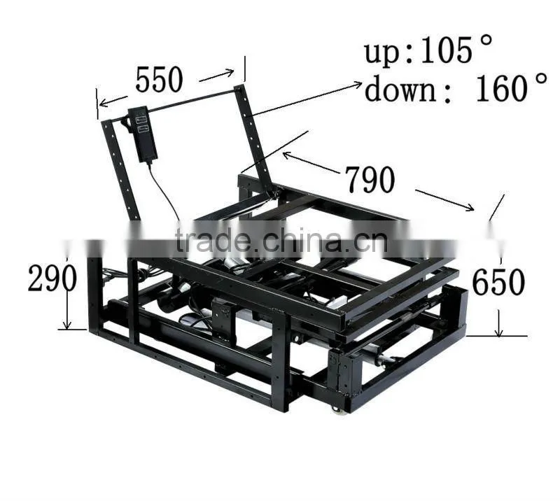 double electrical machine sofa bed mechanism sofa frame D210