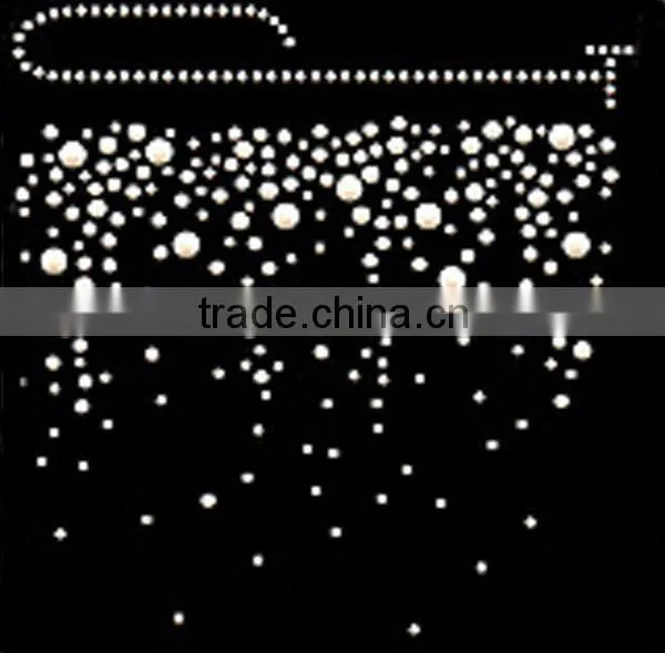 new wing rhinestone transfer design ,rhinestone hot fix motifs