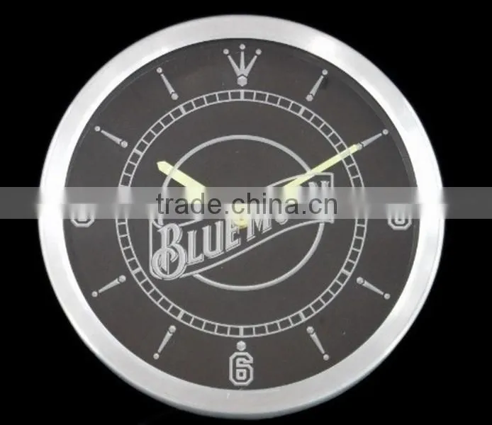 led wall clock,led indoor clock,led logo clock