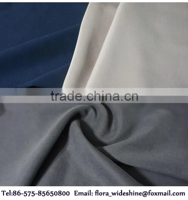 tencel cotton twill slub woven fabric denim raw cloth panting trousers material