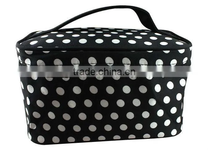 Fashion PU Waterproof Cosmeitc Bag for Girls, large cosmetic bag