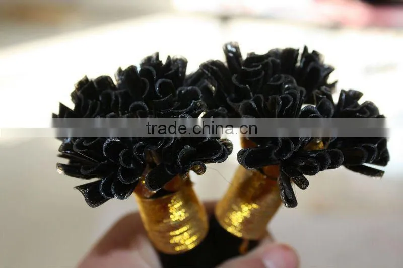 wholesale high qulity pre-bonded human hair extension FLAT TIP