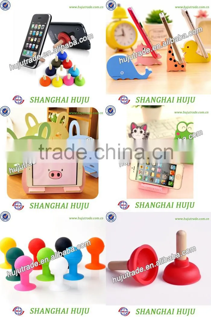 Mobile phone silicone sucker stand holder