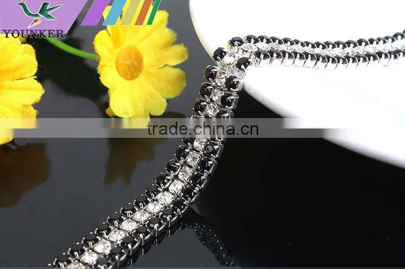Bling Bling Fashion latest Fancy Rhinestone Cup Chian For Garments,bags,shoes decorations YSC12