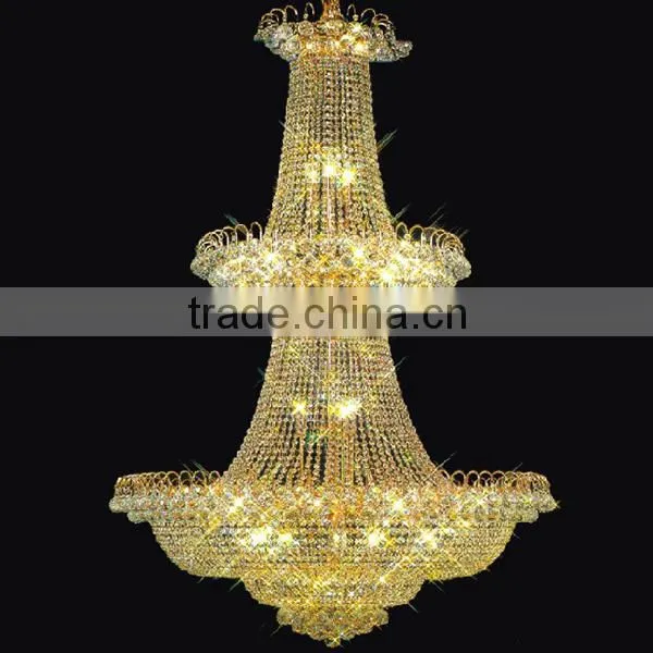 luxury crystal chandelier, fancy chandelier for hotel lobby