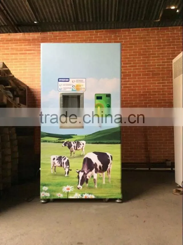 Most Popular Coin Payment 150L & 200L & 300L Automatic Fresh Milk Vending Machine, Automatic Vending Machine For Milk