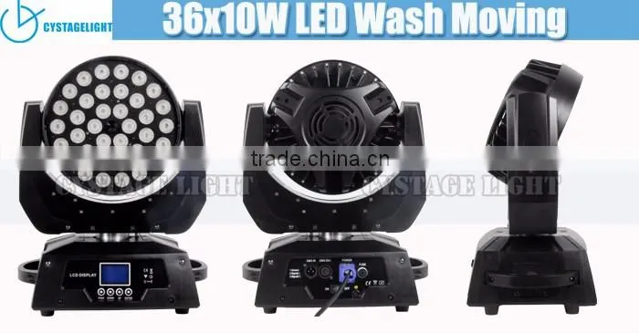 Led Disco Effect Light 36X10W Moving Head Wash