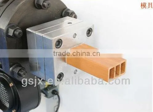PP PVC wood plastic composite production line