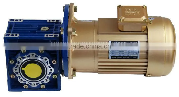 4Poles NMRV Worm Gear Motor Alumiunum housing