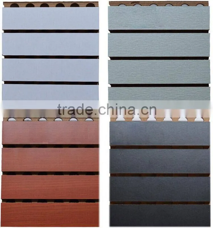 high quality acoustic board/perforated panel/acoustic mdf for decoration