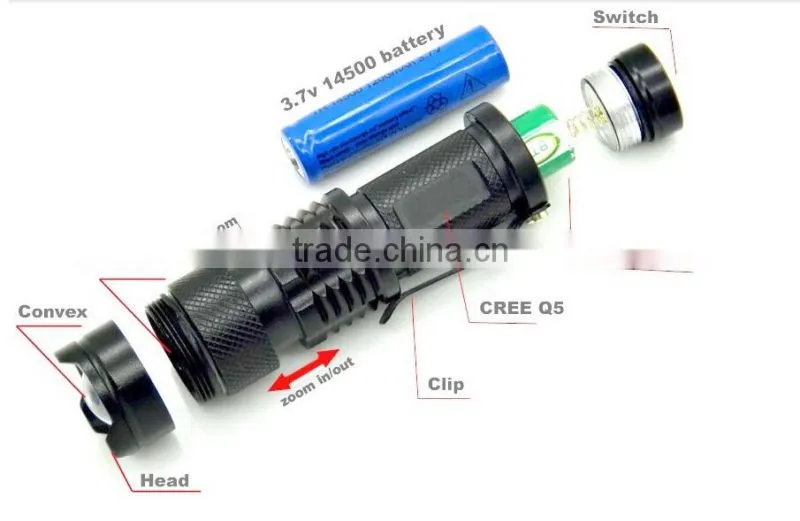 aluminum led flashlight