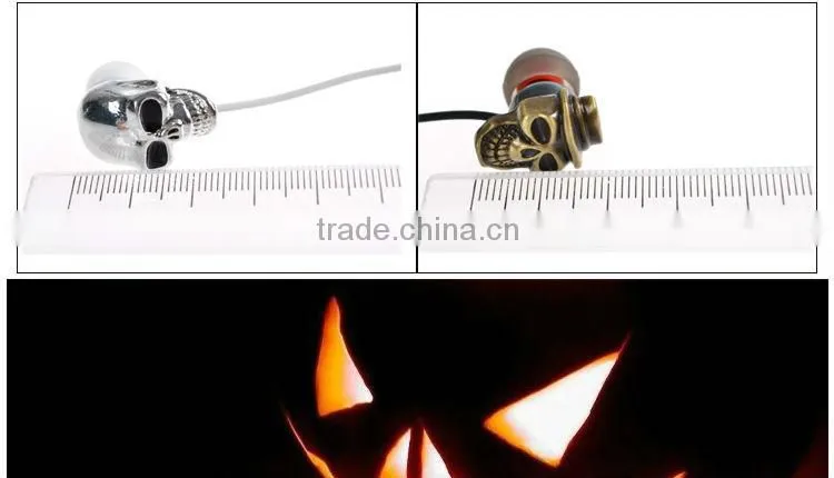 ULDUM wholesale skull professional design in-ear headphone