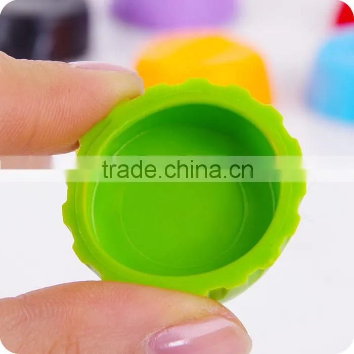 OEM custom Reusable beer cap silicone