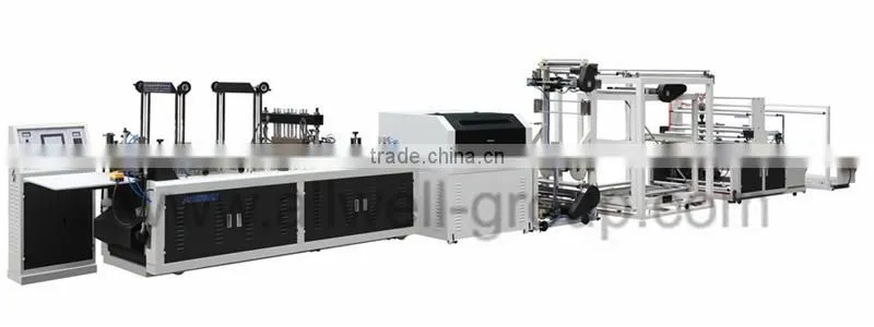 Quality assurance Fully Automatic 7600X1920X1900mm customized fully automatic non woven bag making machine