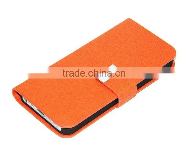 Wallytech hot selling wallet case for iphone 5C 5S