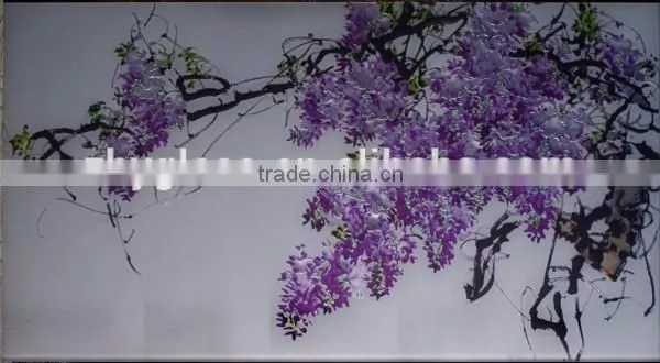 Chinese factories DIY Wall Hanging Glass Painting Colours
