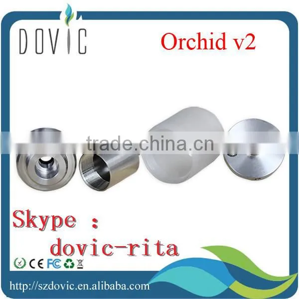 Clear tube bottom feeding design orchid atomizer orchid v2