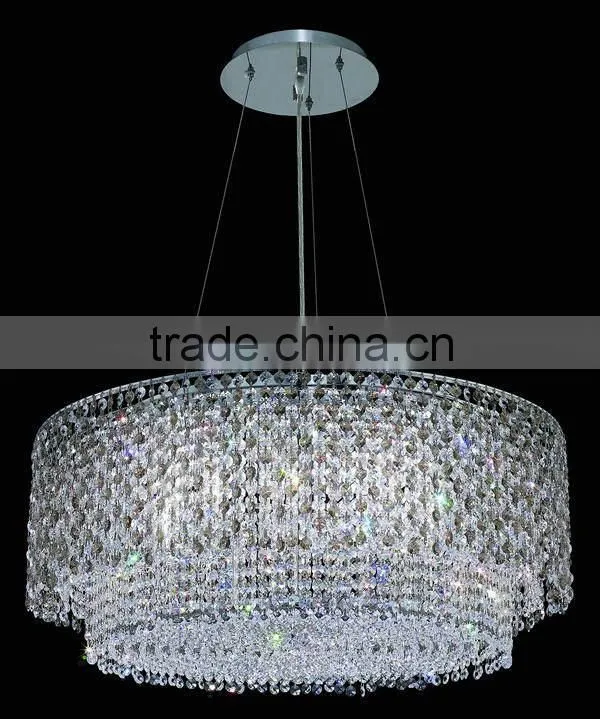 Top grade customized crystal stairs pendant light,replica moooi raimond led pendant lamp