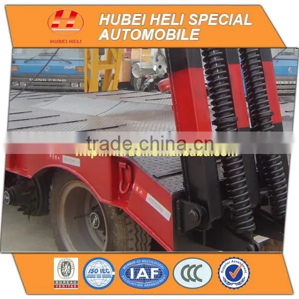3 axles 60 tons low bed semi trailer