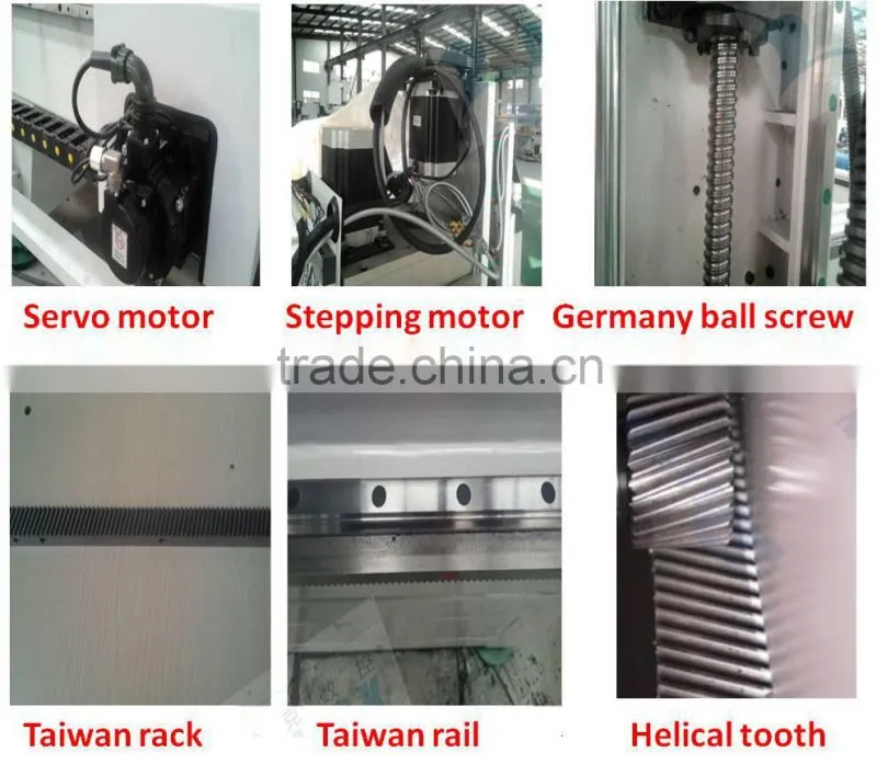 5 heads Wood CNC Router 1518 multi head router chair legs making machie