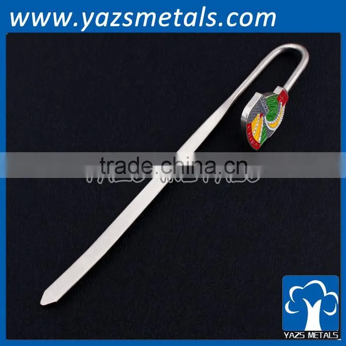 2016 new promotion gift custom metal bookmark