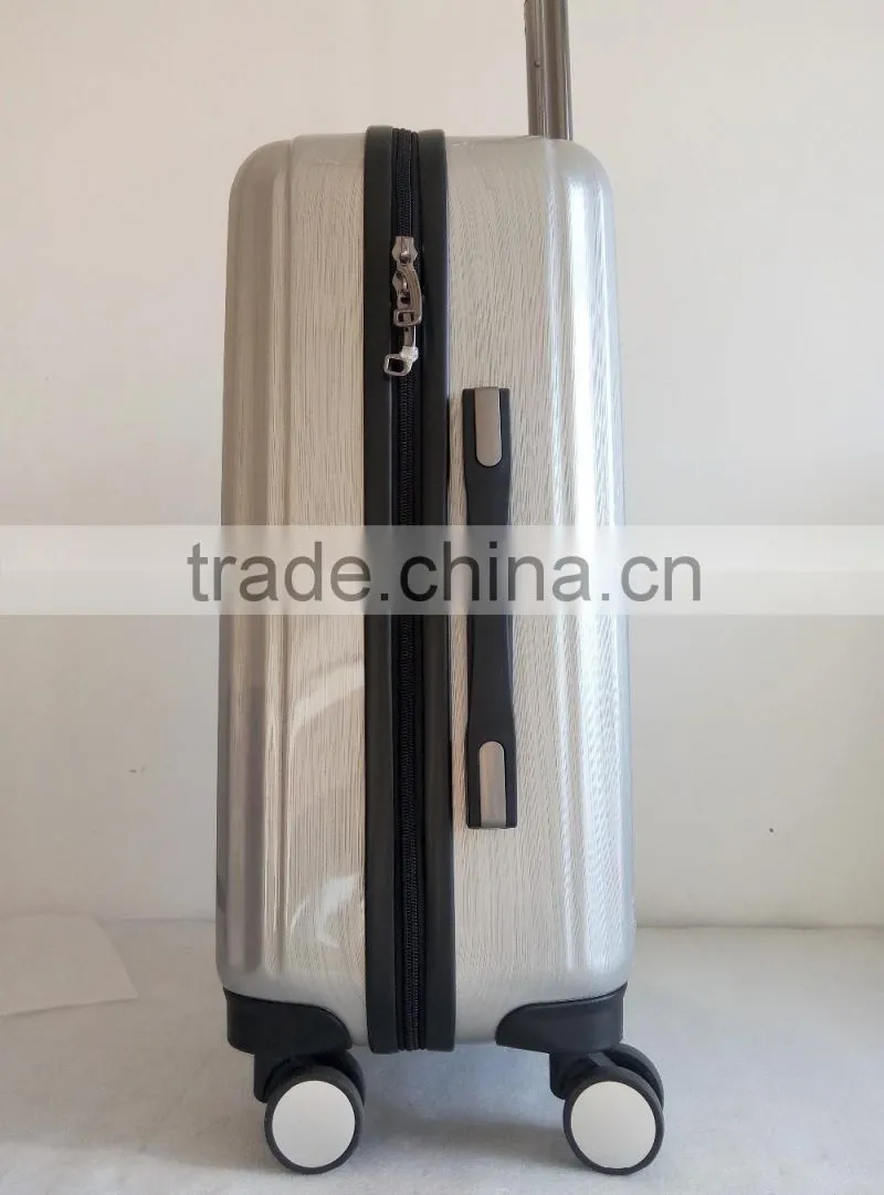 Trendy Business style ABS+PC Bright trolley luggage set