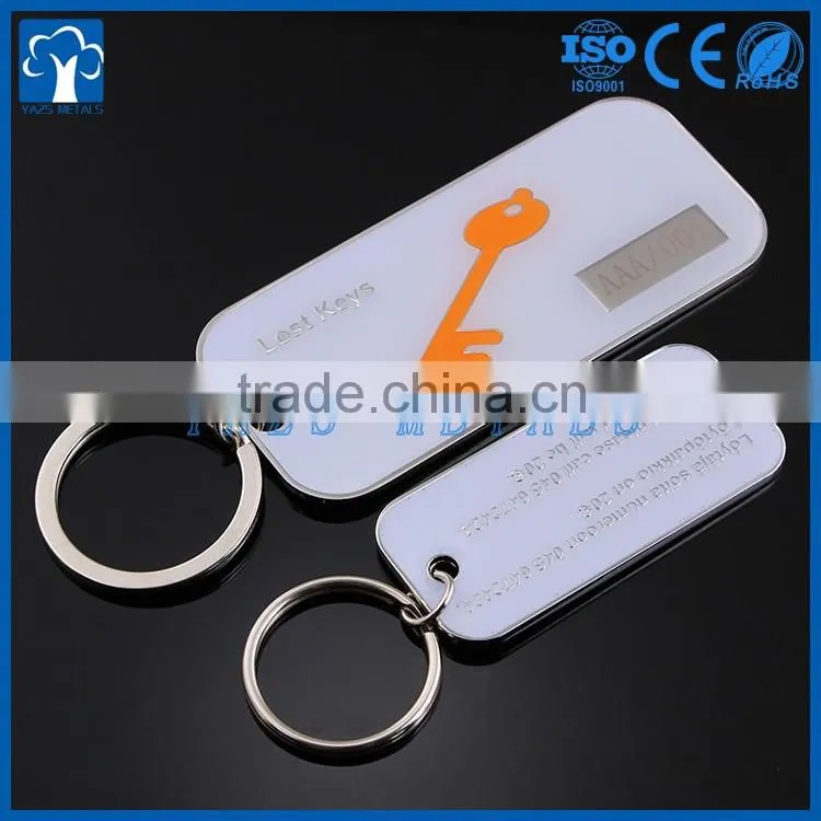 promotional keychain advertising keychain custom metal keychain