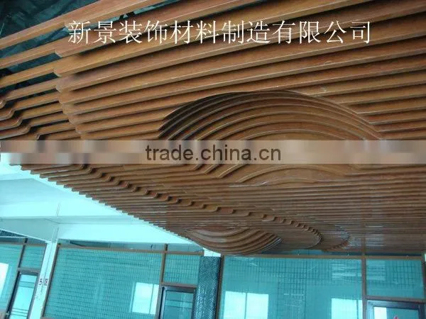 round tub linear aluminum strip ceiling