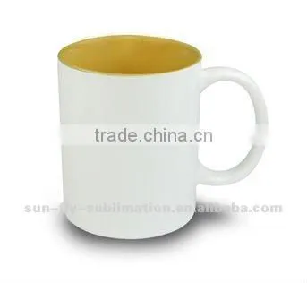 Sublimation Ceramic Inner Color Printed Mug Dark Green(SFS-MG02)