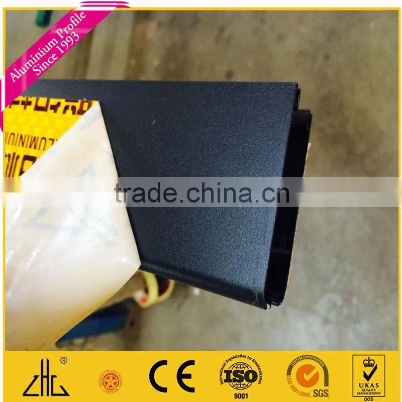 2015! aluminium powder coating profiles, Popular colorful powder coated profile, powder coated aluminium profile with colors