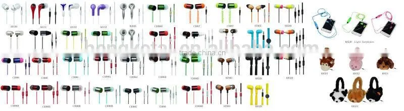 2014 China made custom wood earphone as a promotion gift use wood earphone