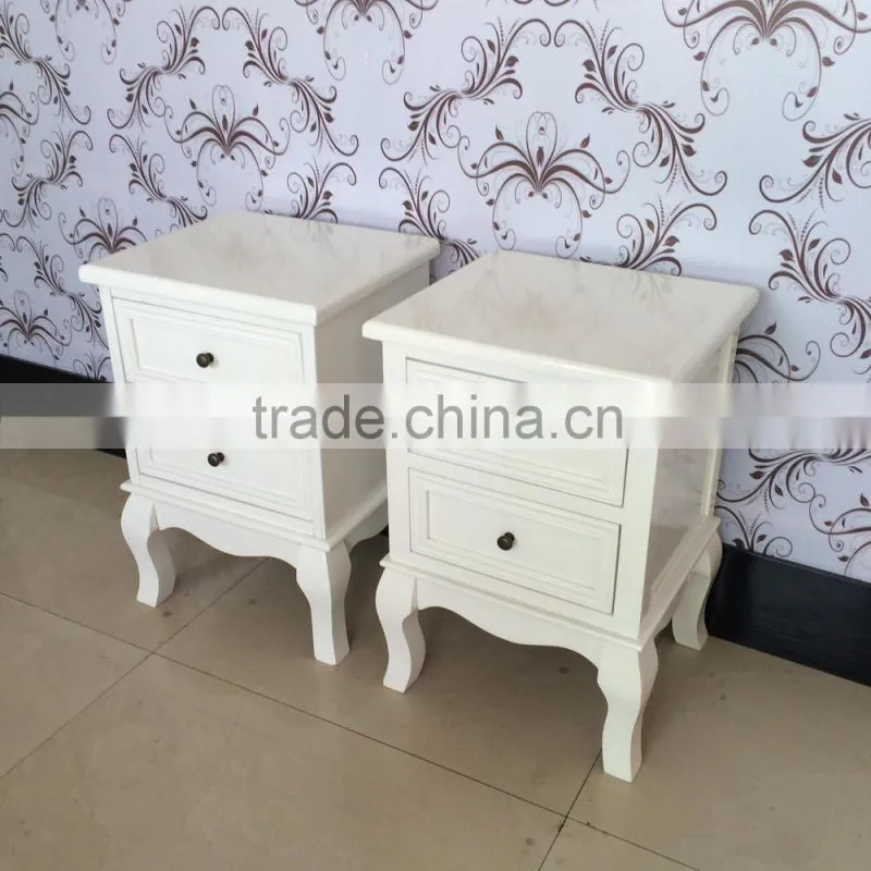Excellent design good quality modern decoration wood carved bedside table with drawer