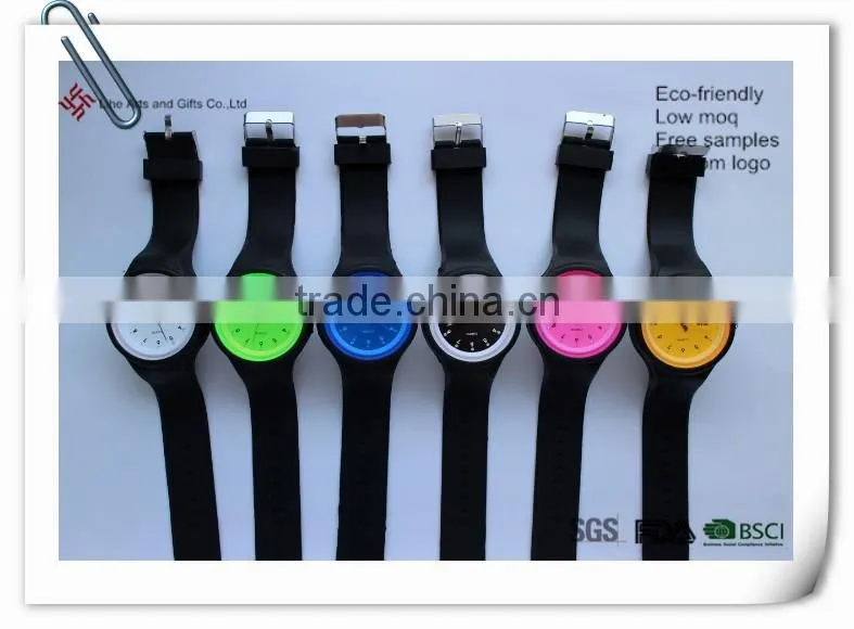 Fashion design sweet beautiful silicon watches