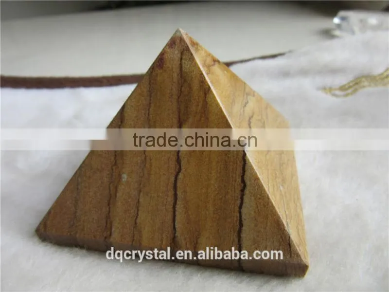 Factory Supply Healing grain stone pyramid model