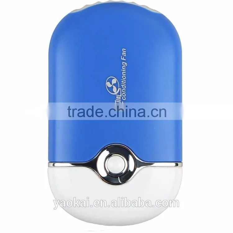 Environmental USB Fan Ventilador Portatil Rechargeable Holder Air Conditioner Abanicos Mini Fan for Laptop 400MA 5V ABS