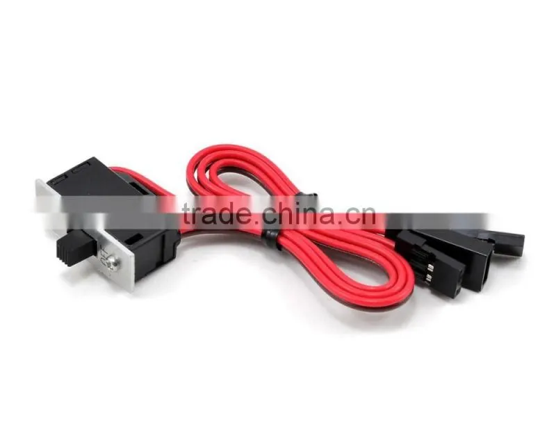 JR Small Receiver Switch Harness with Charge Cord Charging Connector