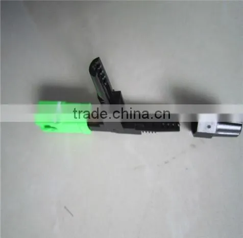 Chinese fiber optic FAST Connector applied to FTTH cable in FTTH projects