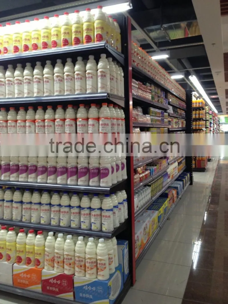 RH-HSP03 Factory Custom Single Side Metal Supermarket Rack