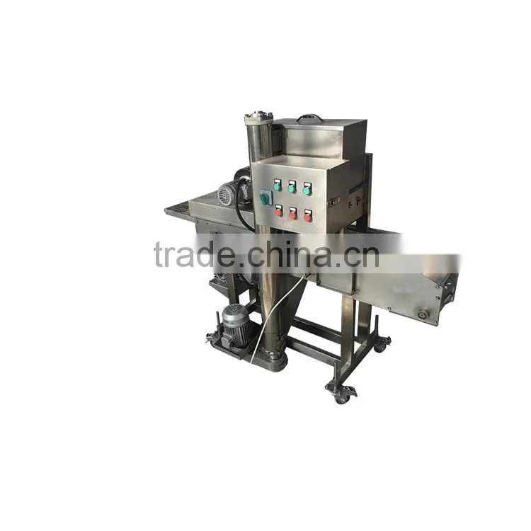 chicken nugget meaty patty breaded machine