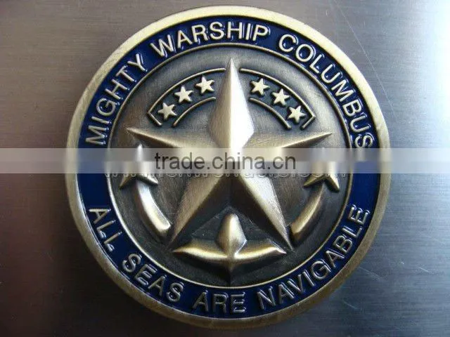 High quality for costomized 3D metal coin