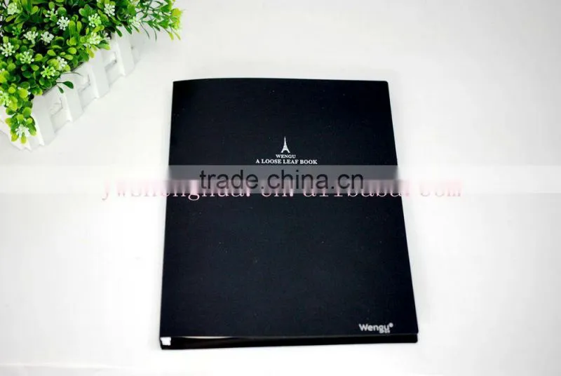 factory newly design colorful cheap paper note book/pp cover book