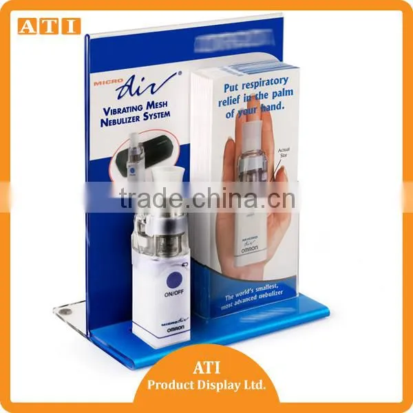 ATI OEM Clear acrylic PRODUCT display acrylic clothes display stand